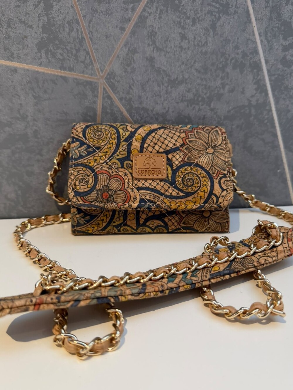Floral Cork Crossbody Wallet Purse🌸
